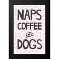 thumbnail image 2 of McCully, Jennifer 13x18 Black Modern Framed Museum Art Print Titled - Naps Coffee Dogs 3, 2 of 5