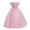 Pink, variant on Umfun Children's Dress Girl Puff Sleeve Princess Long Sequin Ceremonial Birthday Party Dress Pageant Gown Dress Purple 5-6 Years