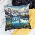 thumbnail image 2 of BANET Landscape Throw Pillow Covers, Mountain Nature Scenery Decorative Cushion Cases Arizona Desert Modern Decor Home Decorations for Couch Bed Patio Sofa Pillowcase 12x12in, 2 of 5