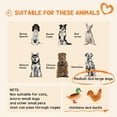 thumbnail image 4 of PawHut Chenil Couvert pour Chiens Moyens, Grands, Noir, 4 of 10