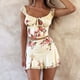 thumbnail image 2 of Mujeres Crop Top + Faldas Sin espalda Impreso Hot Girls Suit Y2K Casual Trendy Clubwear FLhrweasw Nuevo, 2 of 9