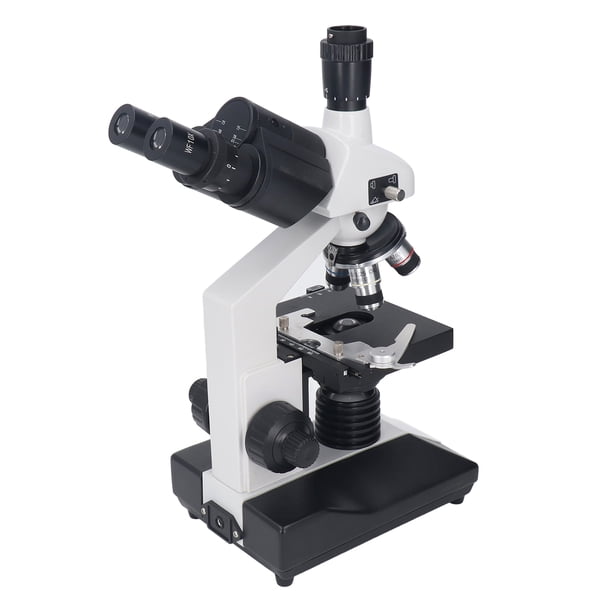 Microscopio Trinocular, Microscopios 5 ángulos De Visión Amplia Aplicación 40X-5000X Ampliación Para La Escuela
