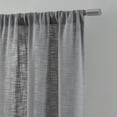 thumbnail image 3 of Better Homes & Gardens Woven Slub Rod Pocket Light Filtering Curtain Panel, 1-Piece, Gray, 52" W x 95" L, 3 of 5