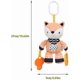 thumbnail image 2 of AIPIUBIUO QI Baby Hanging Toy Set,Cartoon Animal Stuffed Rattle Bell Carseat Toys,Crib Car Seat Travel Stroller Soft Plush Toys with Wind Chimes, Bear, 2 of 4