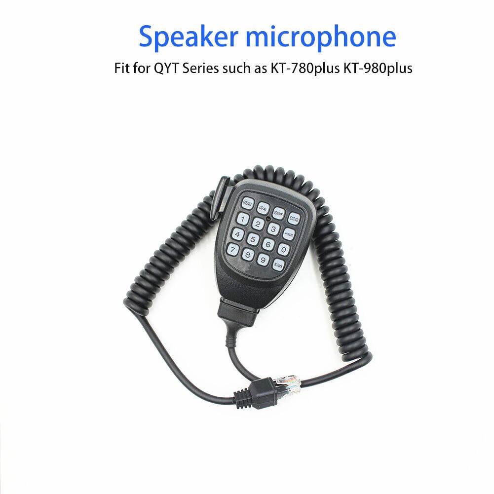 Hand Microphone for QYT KT-8900 KT-UV980 KT-7900D KT-780plus Mobile Radio Accessory