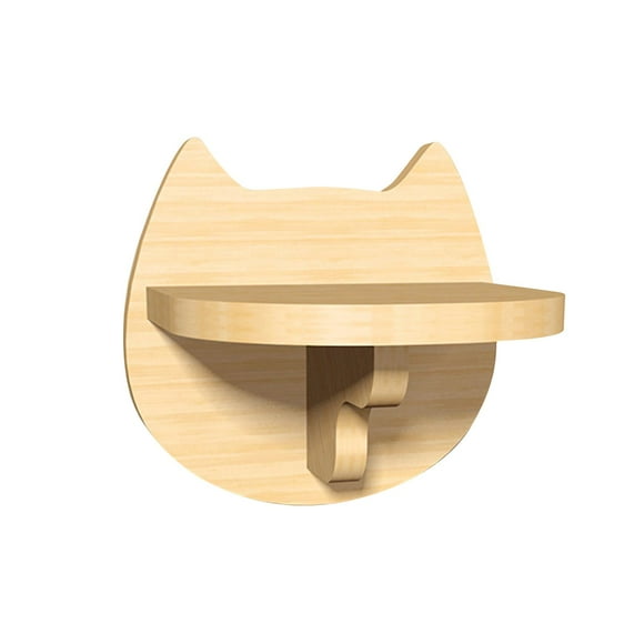 Cat Climbing Shelf Perch Wood Wall Mounted Platform Cats Furniture Cat Shelf for