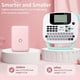 thumbnail image 2 of JADENS - Impresora de etiquetas portátil con Bluetooth y cinta adhesiva, color rosa claro, 2 of 5