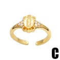 thumbnail image 5 of Anillo con diseño de personalidad creativa europea y americana, joyería de moda, diseño único que combina lo retro y la moda., 5 of 5