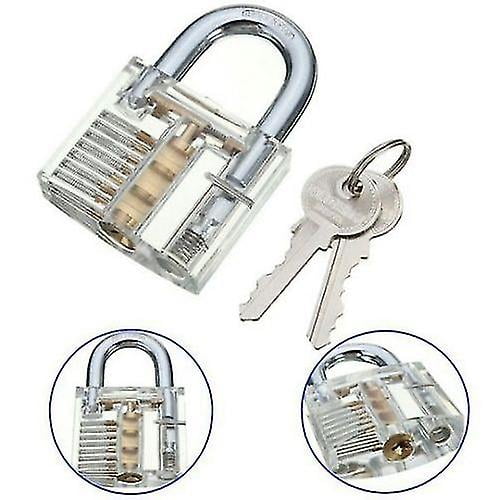 15pcs Lock Padlock Picking Kit Tools Transparent Key Extractor