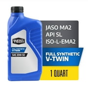 Super Tech Full Synthetic V-Twin Motorcycle Oil, SAE 20W-50, 1 Quart