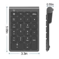 thumbnail image 3 of Teclado numérico inalámbrico LIANGSTAR Teclado numérico 22 teclas, 3 of 7