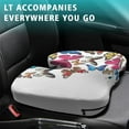 thumbnail image 4 of Premium Butterfly Pattern Memory Foam Seat Cushion Ergonomic Chair Pad for Office Chair, Car, Airplane & Bleachers Sciatica, Tailbone Hip & Back Pain Relief - Chair Cushion for Long Office Workers., 4 of 5