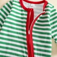 thumbnail image 7 of FYDUU Baby Footed Romper Onesies Baby Girl Boy Christmas Outfit My First Christmas Footie Romper Zipper Bodysuit Jumpsuit Fall Winter Clothes 6-12 Months, 7 of 7