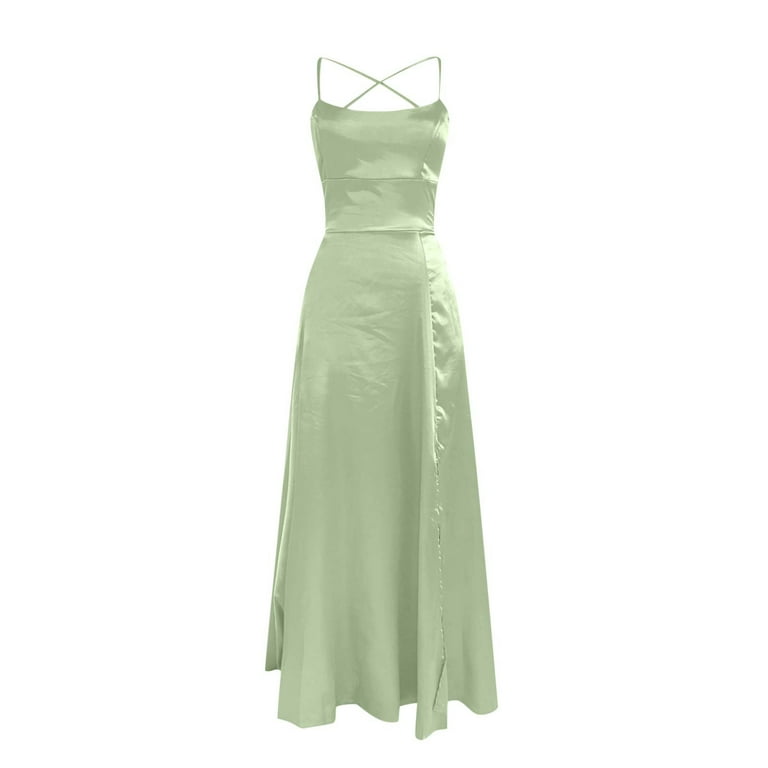 sachin and babi light blue dress Satin Slit Maxi Dress in Red main image 0
