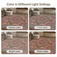 thumbnail image 7 of ODIKA Leopard Spotted Zebra Stripe Frame Mosaic Print Pink Cheetah Refined Structured for Guest Room, Lounge, Apartment, Non-Slip Low Profile, 7 of 7