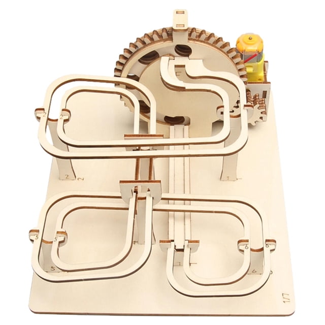 ZheElen Marble Models Dynamic Mechanical Roller Coaster Model Building Kits Learning Through Creative Play Simple Assembly