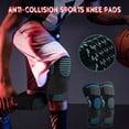 thumbnail image 2 of LHWEN Breathable Knee Pads for Running with 3D Knitting Technology and Gel Pad Support for Meniscus Tear and Joint Non-Slip Compression Sleeve for Sports Injury Recovery Suitable for Weightlifting, 2 of 3