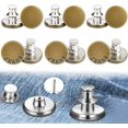 thumbnail image 1 of ZCtt Épingles à Boutons pour Jeans, 6 Ensembles, 1 of 3