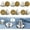 Copper(6 Sets), variant on Pants Button Pins, 6 Sets Jean Button Pins, No Sew and No Tools Instant Adjustable Jean Button Pins for Jeans