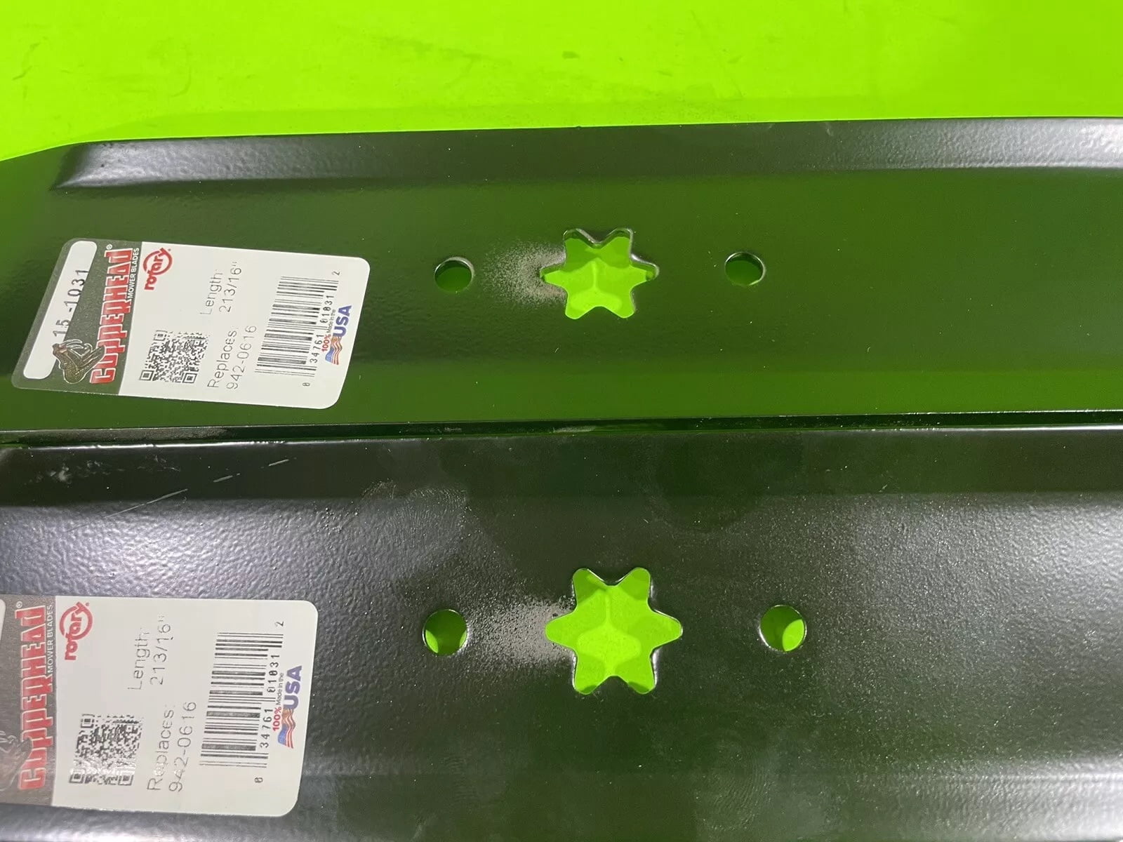 2 REPLACEMENT CUB CADET MTD MOWER BLADES 942-0616 742-0616 942-04312 942-04126