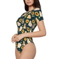 thumbnail image 3 of Picia Bear Sunflower Womens One Piece Swimsuits Modest Tummy Control Bathing Suits Lace Up Slimming Swim Suit-X-Large, 3 of 9
