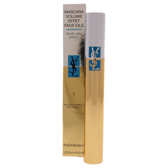 Máscara de pestañas de lujo impermeable Yves Saint Laurent Volume Effet Faux Cils 1 negro carbón 0.23 oz