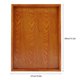 thumbnail image 2 of Rectangular Wooden Tea Tray Serving Plate Food Storage Plate for Hotel Home (36 x 27 cm), 2 of 4