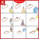 thumbnail image 2 of Disney Princesa ping Ajustable Apertura Anillo Lindo s925 De Plata Moda Regalo Blanco Nieve Decoraciones Niñas Accesorios Mujer Gao Jiahui unisex, 2 of 2