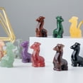 thumbnail image 5 of PENGXIANG Statue de Faon Collection Naturelle Mignonne Pierre Miniature Sculptée Décoration de Guérison, 5 of 5