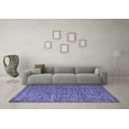 thumbnail image 3 of Ahgly Company Indoor Rectangle Abstract Blue Modern Area Rugs, 6' x 9', 3 of 4