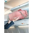 thumbnail image 6 of Deago Foldable Travel Duffel Bag, Waterproof Carry On Luggage Bag, Lightweight Travel Luggage Bag for Sports, Gym, Vacation (Pink), 6 of 8