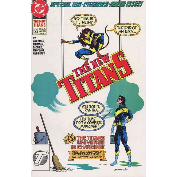 New Titans, The #89 VF ; DC Comic Book