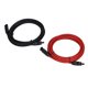 thumbnail image 5 of Cable de extensión para panel solar (2 unidades, 10 AWG, 6 mm², voltaje nominal: 1000 V CC, rojo y negro, 5 m/16,4 pies), 5 of 14
