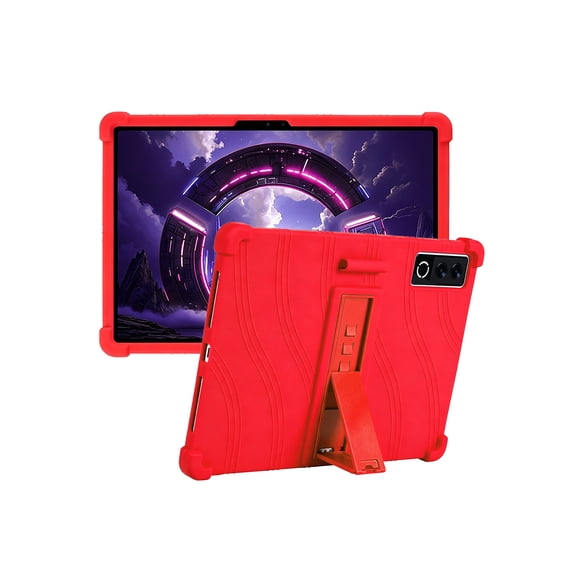 HYRACPO Silicone Case for Lenovo Legion Y900 13 inch, Soft Flexible Shockproof Protective Tablet Cover, Anti-Scratch & Lightweight Slim Design-Red