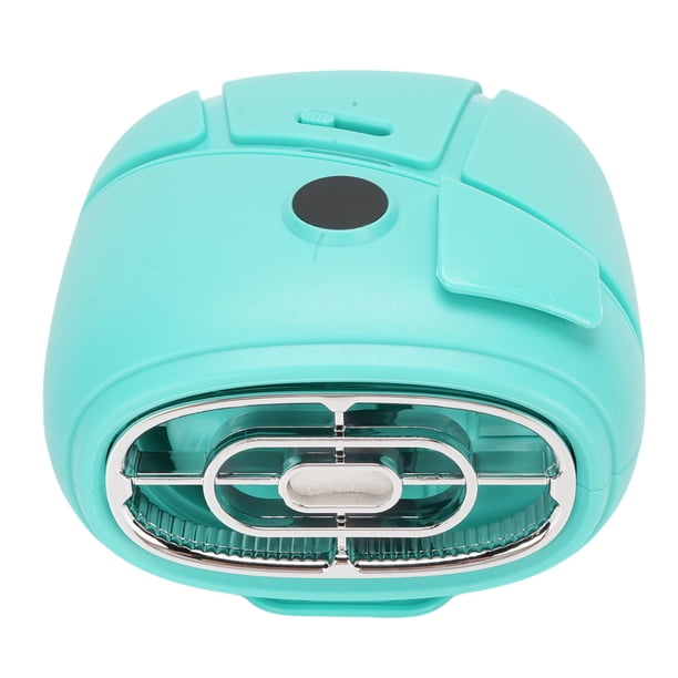 Ventilador De Cintura Portátil Con Caja De Aromaterapia, 100 Engranajes LED Ajustables LED Ajustables Ventilador De Enfriamiento De La Cintura Recargable, Adecuado Para Trabajos