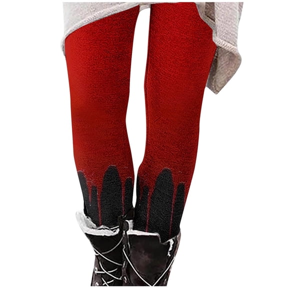 Mingw Ladies Festival Halloween Leggings Cosplay Costume Skinny Pants Stretchy and Comfortable Yoga Pants,Multicolor,2XL