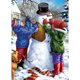 thumbnail image 1 of Cuadros Decorativos 5D DIY diamante pintura hacer muñeco de nieve completo taladro Rhinestone mosaico arte imagen Likrtyny embutido en tela, 1 of 9