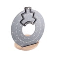 thumbnail image 1 of TFixol RMT-A3P Aluminum Alloy Circle of Fifths Wheel for Music Theory, Chord Progression Chart, Guitar Learning, with Anti-Slip Base, Grey, 1 of 6