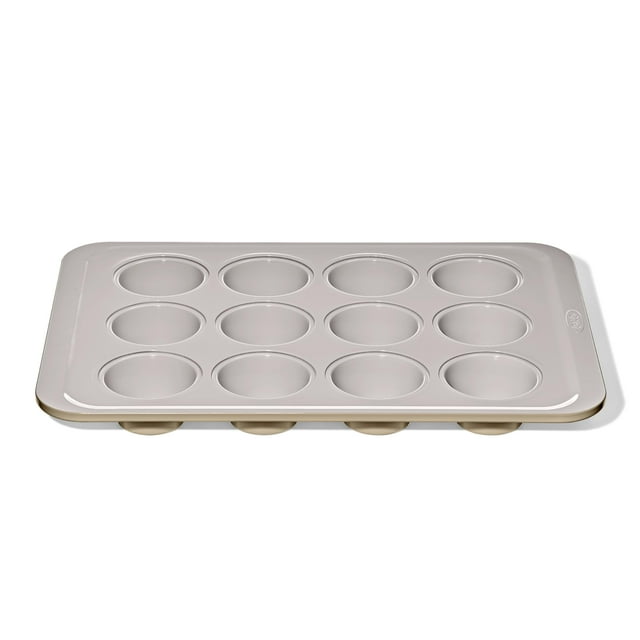 Molde para magdalenas OXO Good Grips, antiadherente Pro, con revestimiento de cerámica, 12 tazas