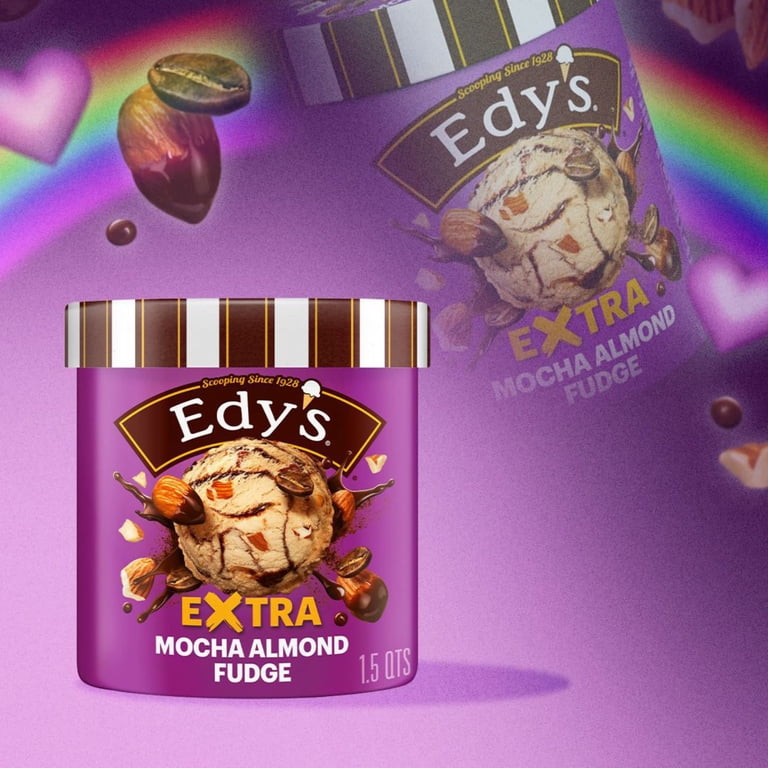 Edy's/Dreyer's Extra Mocha Almond Fudge Ice Cream, 1.5 Qt