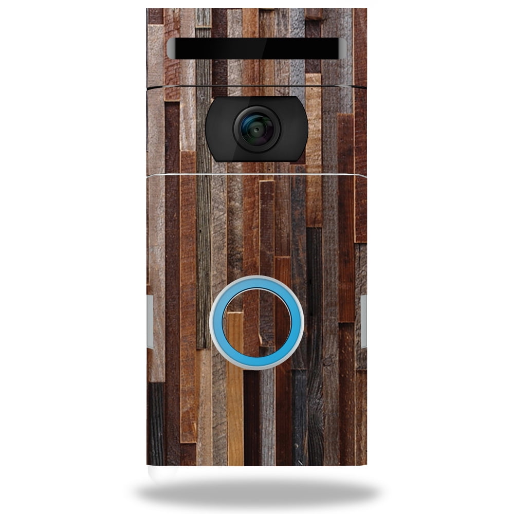 Wood Skin For Ring Doorbell 2 Protective Durable And Unique Vinyl