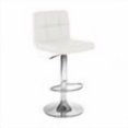 thumbnail image 1 of Boris Tabouret de Bar Contemporain "Cuir" Réglable - Blanc, 1 of 2
