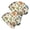 Dinosaur and Palm Off White Pattern, variant on Dinosaur and Palm Pink Pattern 2 Pack Slouchy Beanie Hat, Warm Winter Skull Cap with Stretchy Fabric & Soft Texture, Lightweight Flexible Gifts for Daily Home Outdoor