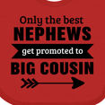 thumbnail image 4 of Inktastic Only the Best Nephews Get Promoted to Big Cousin Boys or Girls Baby Bib, 4 of 4