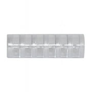 Everything Mary Round Stackable Clear Plastic Containers 6-Pack – Craft & Bead Storage Jars