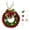 B, variant on DIY Christmas Wreath Pendant Craft Kit, Handmade Mini Yarn Wreath Ornament Supplies with Bow, Bells and Pom-poms, Christmas Tree Hanging Decor Making Set