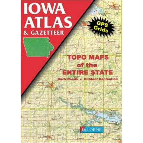 Pre-Owned Iowa Atlas (Paperback) 9780899332147