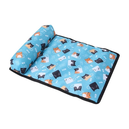 Mat Pad For Dogs Cats Ice Silk Mat Blanket Cushion For Kennel/Sofa/Bed/Floor/Car Seats (Dog Mat)XL