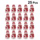 thumbnail image 5 of 25 piezas Broches de brillo de Navidad Muñeco de nieve rojo LED esmalte brillante Alfileres luminosos Boutonniere Mujeres Niñas Camisa Mochila Joyas Regalos, 5 of 5