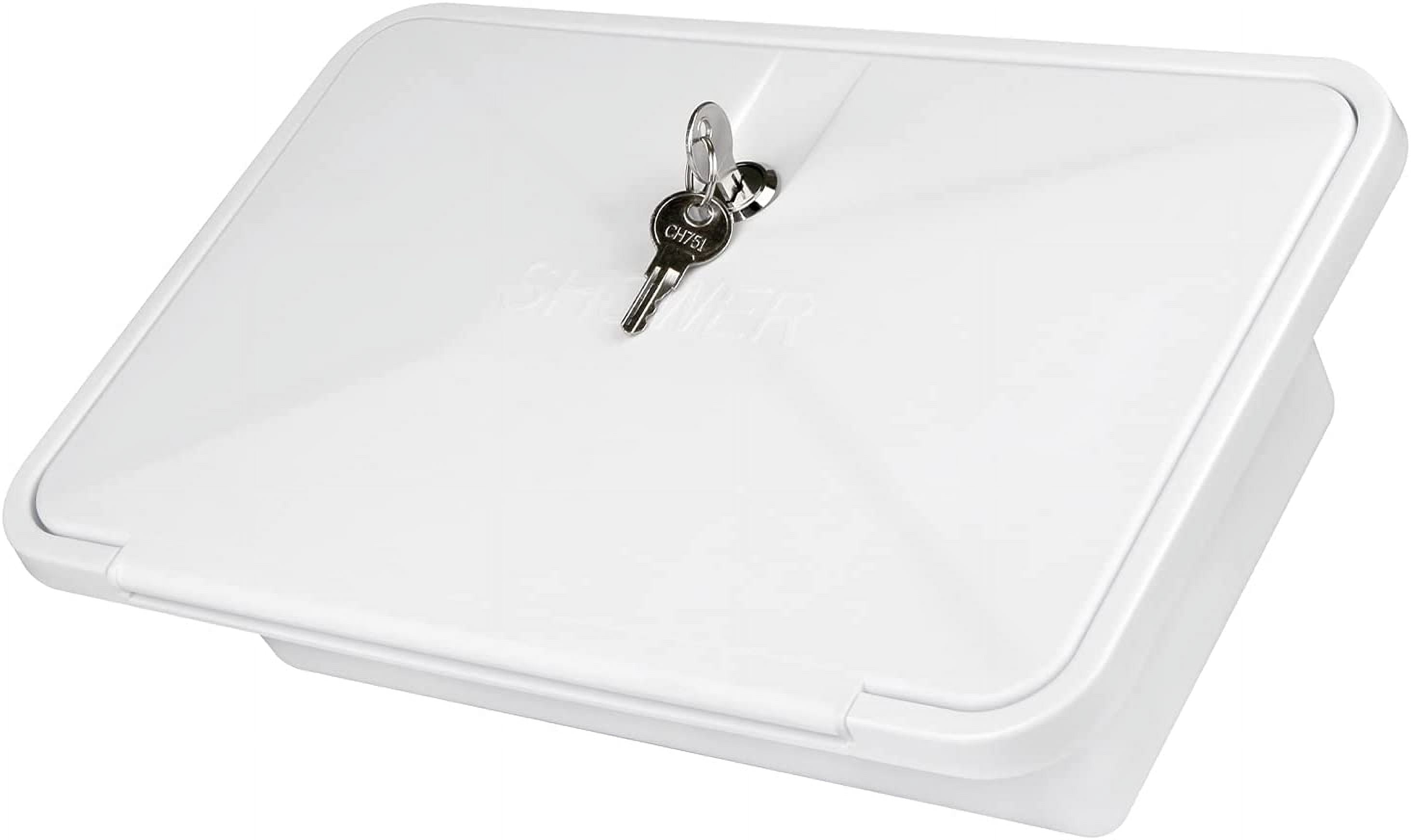 Exterior Shower Box Kit with Lock for Outside, Outdoor Non-Metallic RV Accessories for RVs, Fifth Wheels, Motorhomes, Travel Trailers, Campers